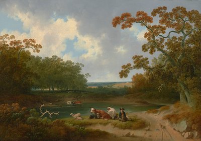 ペンシルヴァニアの田園風景 1823年 （油彩・キャンバス） 作： Joshua Shaw