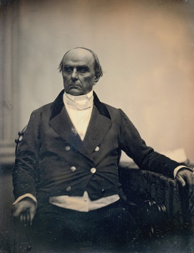 ダニエル・ウェブスター、1850年頃作成者ジョサイア・ジョンソン・ホーズ、アルバート・サンズ・サウスワース 作： Josiah Johnson Hawes, Albert Sands Southworth