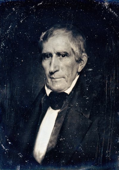 ウィリアム・ヘンリー・ハリソン、1850年頃。作成者ジョサイア・ジョンソン・ホーズ、アルバート・サンズ・サウスワース 作： Josiah Johnson Hawes, Albert Sands Southworth