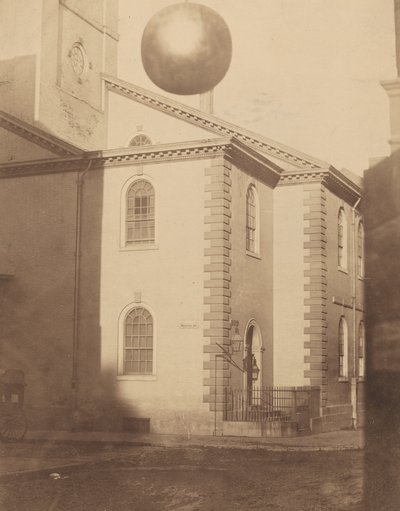 ブラトル スクエア教会、1850 年代。 作： Josiah Johnson Hawes