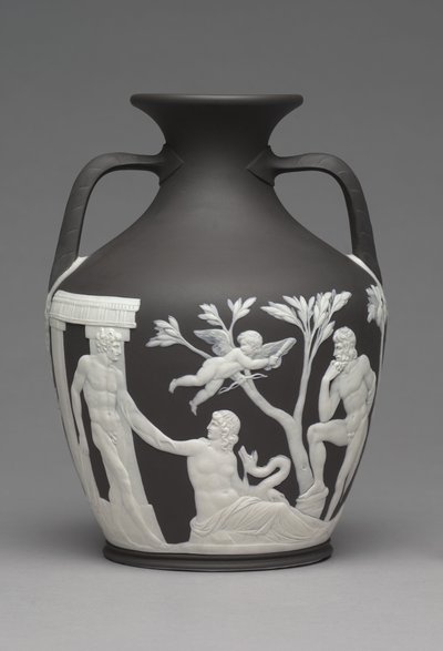 ポートランド花瓶、1790年頃 作： Josiah Wedgwood