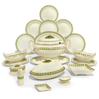 クイーンズウェア・パート・ディナーサービス 1790年頃（陶磁器 作： Josiah Wedgwood