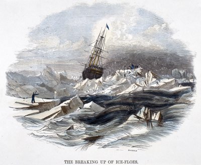 1849年の自然現象からの流氷の解散 作： Josiah Wood Whymper
