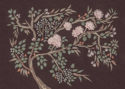 ピンクの花が咲く木 作： 