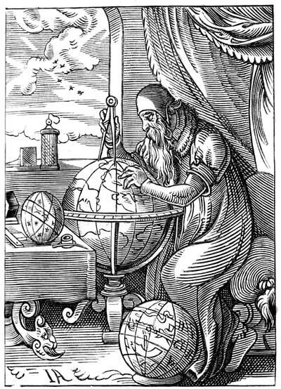 1849年の16世紀のドイツ人男性。 作： Jost Amman