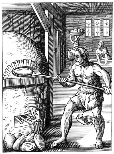 ベイカー、16世紀1849年。 作： Jost Amman