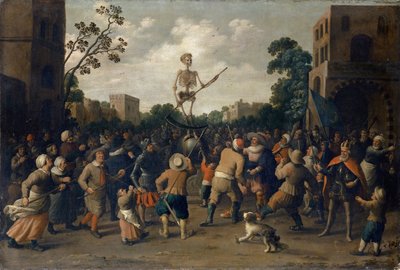 死との戦い、1625年。 作： Jost Cornelisz Droochsloot