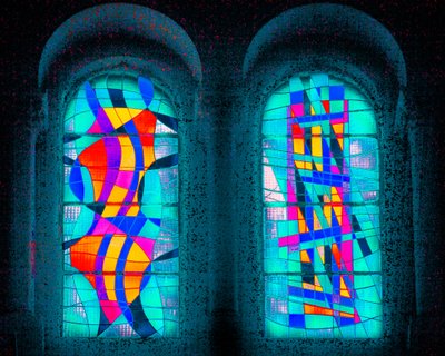 真昼の光、シリーズ「Eglise St Pierre d "Arene」より、2015年（写真） 作： ジョイライオンズ