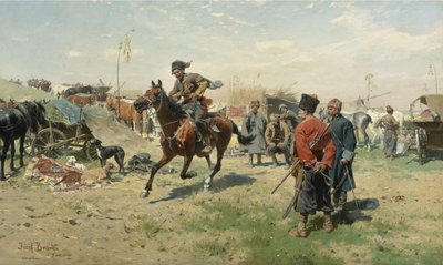 ザポロジアンのコサック 作： Jozef Brandt