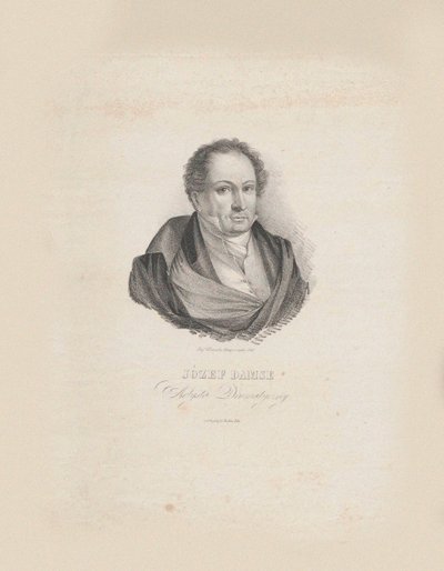 作曲家ヨゼフ・ダムセの肖像 1789-1852, 1840. 作： Jozef Hilary Glowacki