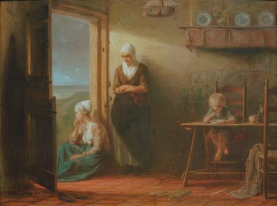 嵐の後 作： Jozef Israëls