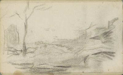 木のある風景 作： Jozef Israëls