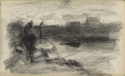 水のある風景 作： Jozef Israëls