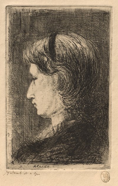 夫人の肖像イスラエル、1875年。 作： Jozef Israëls