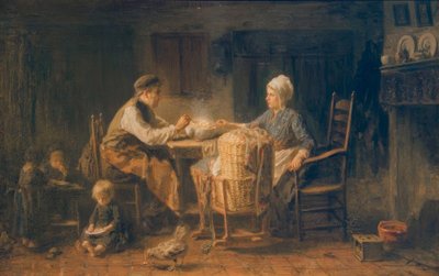 質素な食事 作： Jozef Israëls