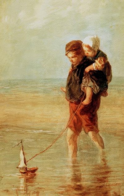若いナビゲーター 作： Jozef Israëls