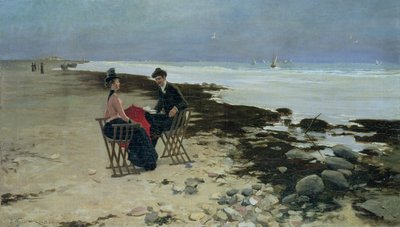 シーサイドホリデー、1888年 作： Jozef Wodzinski