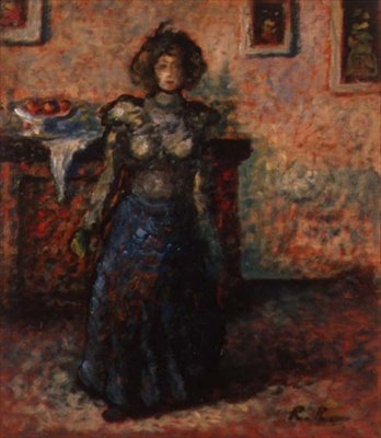 親密な情景」1895年頃（パネル） 作： József Rippl Rónai
