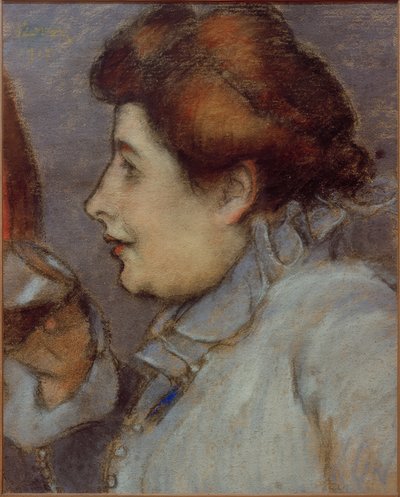 グラスを持つ女性 作： József Rippl Rónai