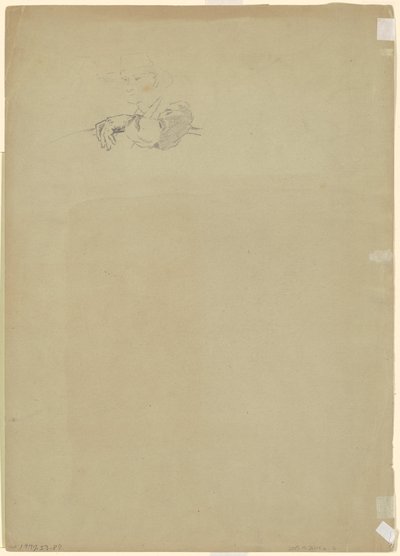 農夫の研究 [裏面] 作： Jr. Enoch Wood Perry