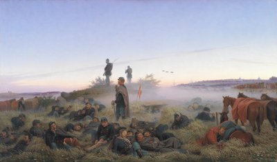 1850年7月25日、イステッドの戦いの翌朝 作： Jørgen V. Sonne