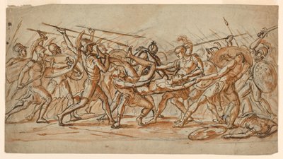 パトロクロスの死体をめぐる戦い 作： Jérôme Martin Langlois
