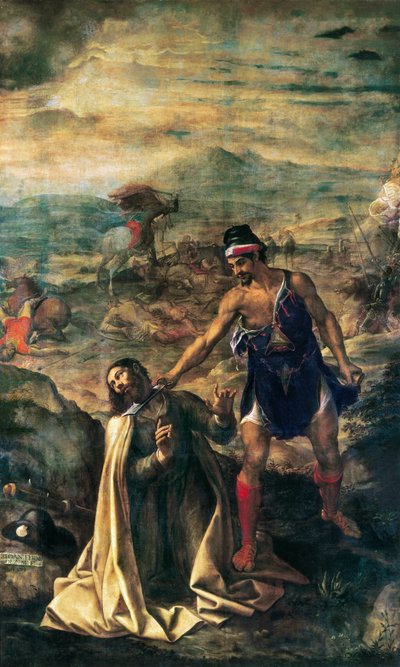 聖ヤコブ大王の装飾 作： Juan (1526 1579) Fernandez Navarette