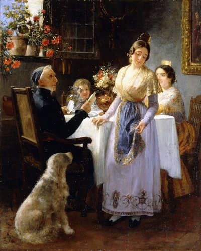 手紙 作： Juan Antonio Benlliure y Gil