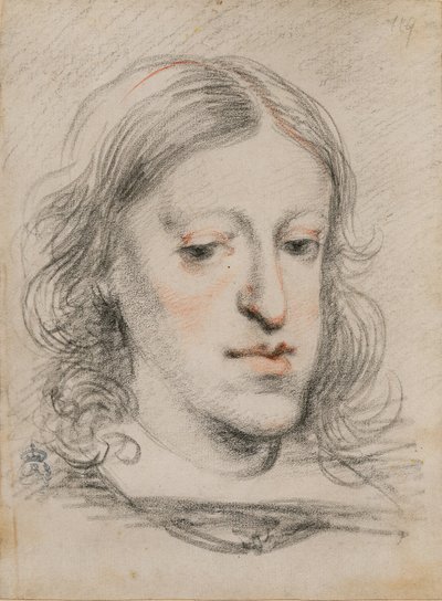 スペインのチャールズ2世の肖像画 作： Juan Carreño de Miranda