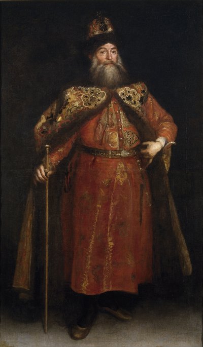 ピョートル・イワノビッチ・ポチョムキン大使の肖像1617-1700、1681 作： Juan Carreño de Miranda