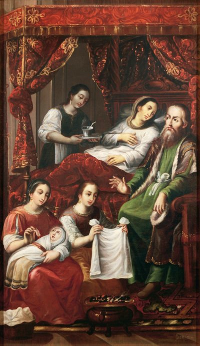 フアン・コレア作「マリアの誕生」（1646年頃～1716年頃） 作： Juan Correa