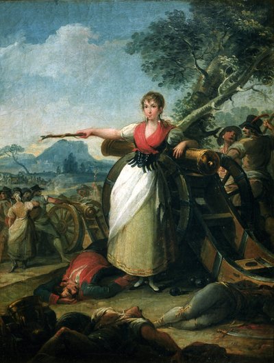 スペイン語：Agustina de Aragón アグスティナ・デ・アラゴン 作： フアン・ガルベス