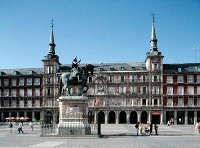 1619年頃のマヨール広場の眺め（写真） 作： Juan Gomez de Mora