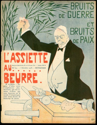 The Butter Plate "の表紙、392番、色は風刺的。 作： Juan Gris