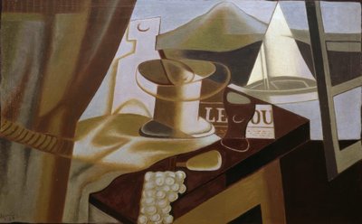 湾の前、またはラベ 作： Juan Gris