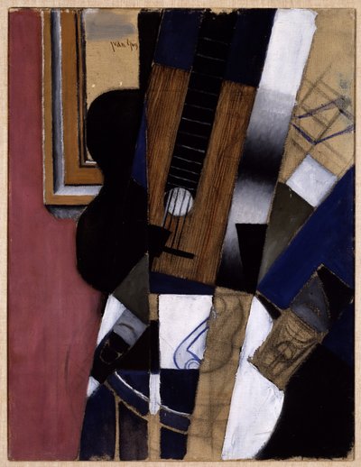 ギターとパイプ 作： Juan Gris