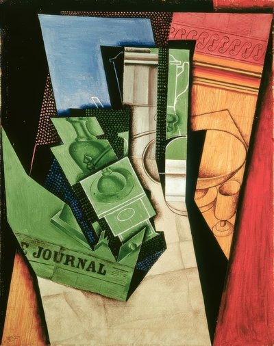 J.グリス、朝食、1915 作： Juan Gris
