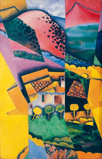 セレの風景 作： Juan Gris