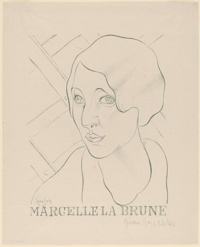 マルセル・ザ・ブラウン 作： Juan Gris