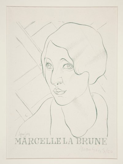 マルセル・ザ・ブラウン 作： Juan Gris