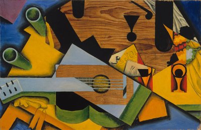 ギターのある静物 作： Juan Gris
