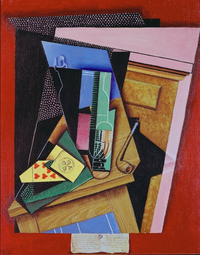 詩のある静物 作： Juan Gris