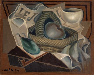 バスケット、1924 作： Juan Gris