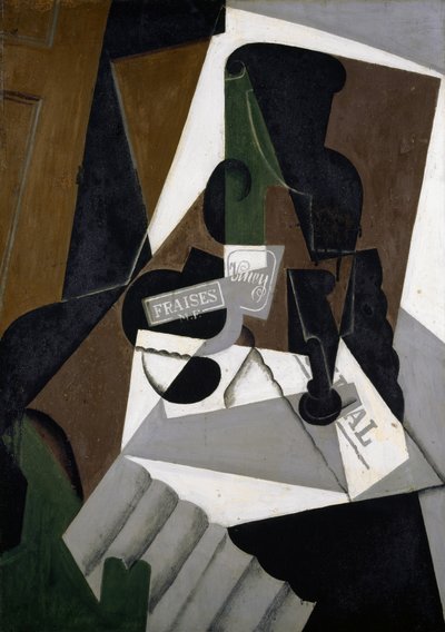 いちごジャムの鍋 作： Juan Gris