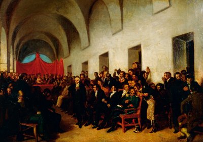 5月22日、Cabildoの開催 作： Juan Manuel Blanes