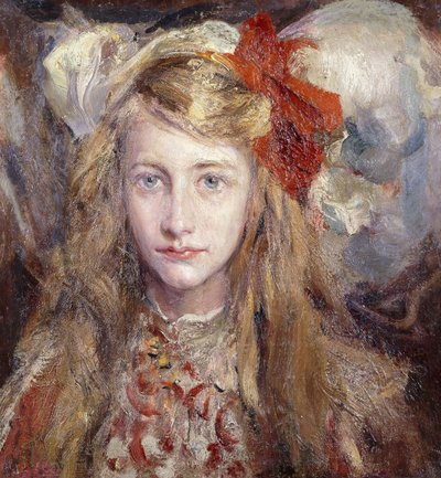 芸術家の娘ピッピの肖像 作： Juan Pablo Salinas Tervel