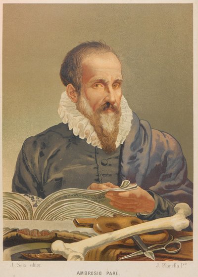 アンブロワーズ・パレの肖像、1879年。 作： Juan Planella y Rodríguez