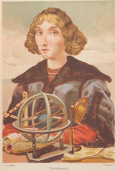 ニコラウス コペルニクスの肖像 1473 ～ 1543 年、1879 年。 作： Juan Planella y Rodríguez