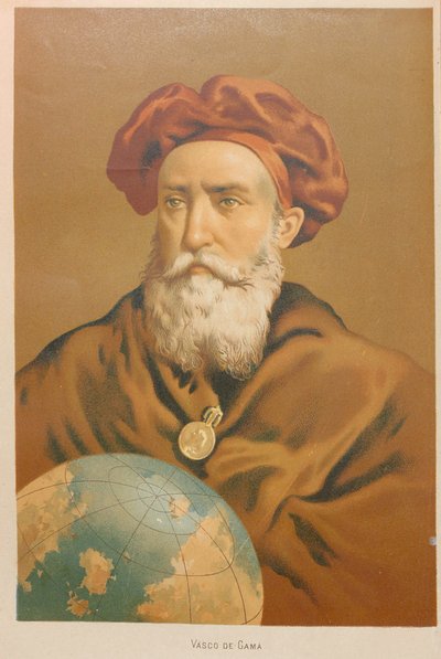 バスコ・デ・ガマの肖像、1879年。 作： Juan Planella y Rodríguez