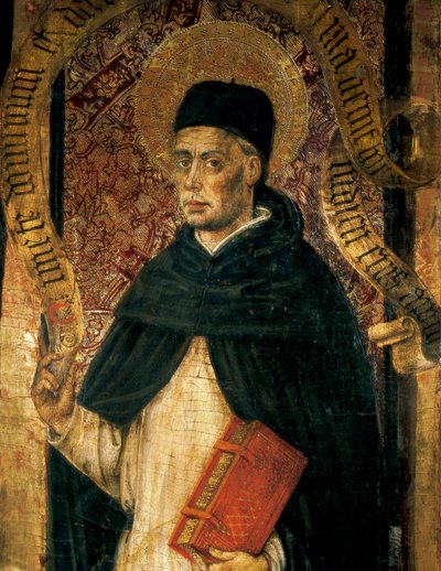 聖ヴィンセント・フェレール（1350-1419）（ドミニカ共和国司祭）を表現しています。 作： Juan Rexach or Reixach